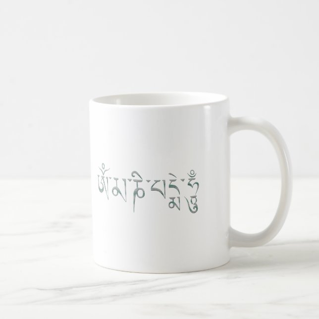 Om Mani Padme Hum Montra Coffee Mug (Droite)