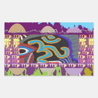 OM Mantra - 108 times Chanting n Meditation Sticker