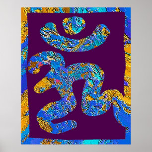 OM MANTRA - For Peace Poster