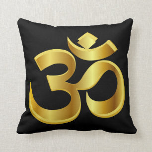 OM MANTRA THROW PILLOW