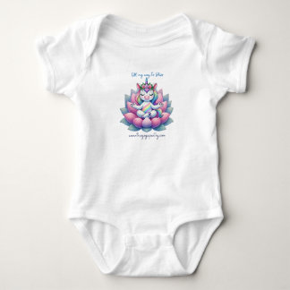 OM my way to bliss Baby Bodysuit