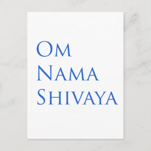 Om Nama Shivaya Postcard