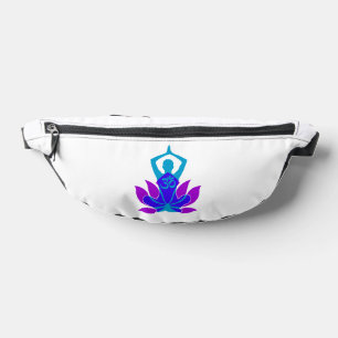 OM Namaste Spiritual Lotus Flower Yoga Fanny Pack
