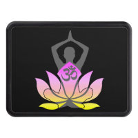 OM Namaste Spiritual Lotus Flower Yoga Pose