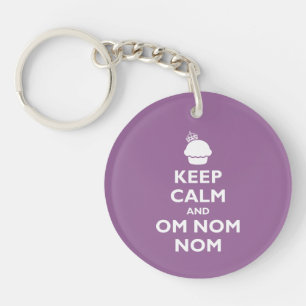 Om Nom Nom Keychain