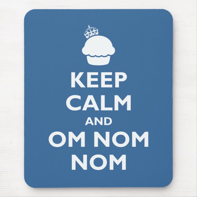 Om Nom Nom Mouse Pad (Front)
