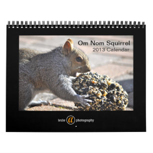 Om Nom Squirrel 2013 Calendar
