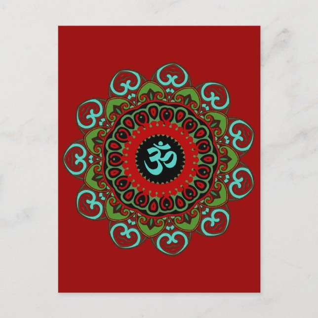 Om of Chaos Postcard (Front)