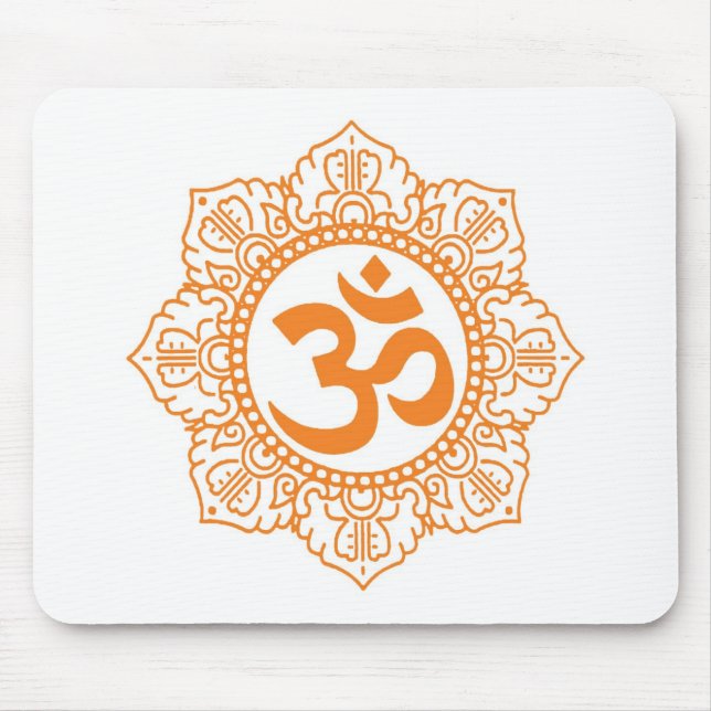 Om - Ohm - Aum Symbol Mouse Pad (Front)