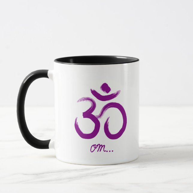 Om (Ohm) Coupes Spirituelles et Mugs (Gauche)