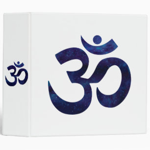 Om Ohm Symbol Sign Yoga Meditation Zen Binder