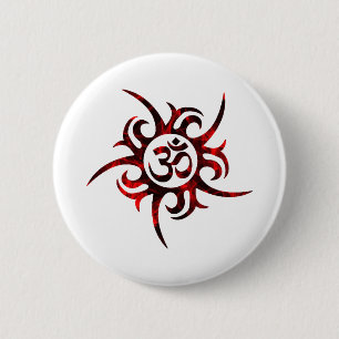Om, Om Hindu, Om Symbol, Om Logo, Aum 2 Inch Round Button