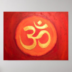 Om Painting Poster