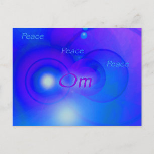 Om ~ Peace Postcard