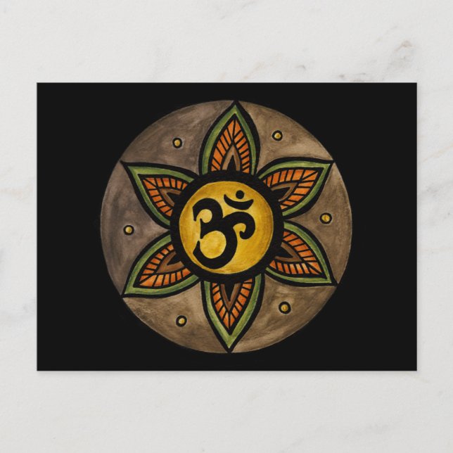 Om Postcard (Front)