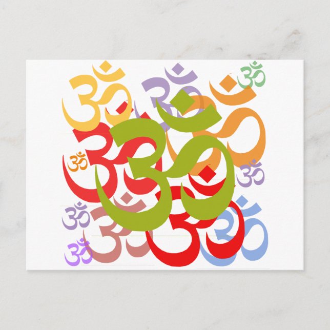Om Postcard (Front)