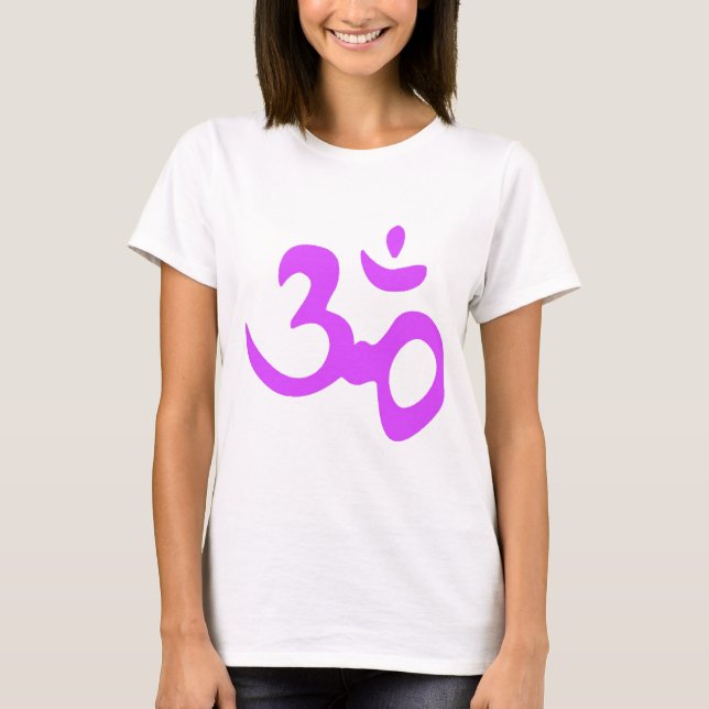 Om Purple T-Shirt (Front)