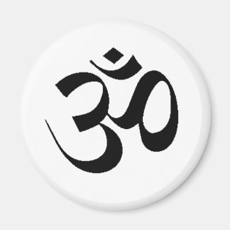 OM - SANSCRIT FOR PEACE MAGNET