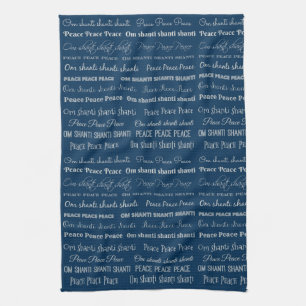 Om Shanti, Peace Kitchen Towel