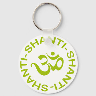 Om Shanti Shanti Shanti Gift Keychain
