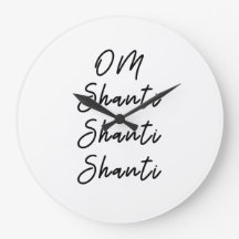 Om shanti shanti shanti shanti mantra t-shirt