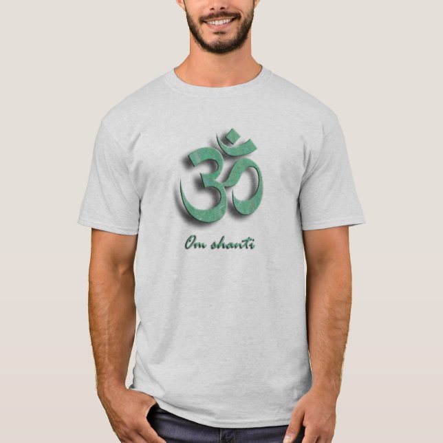 Om Shanti Symbol T-Shirt (Front)