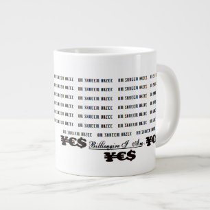 OM SHREEM BRZEE 27X ON MUG WITH LOTUS
