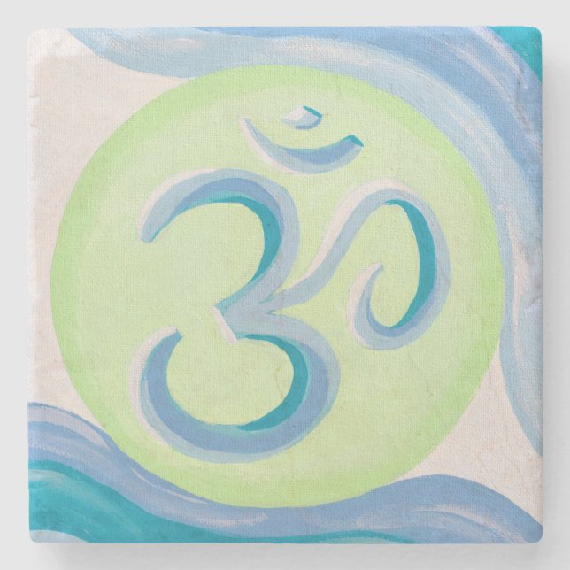 Om Stone Coasters (Front)