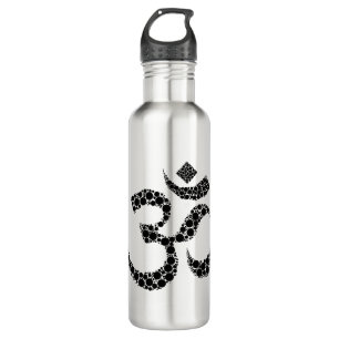 Om Symbol Black and White 710 Ml Water Bottle