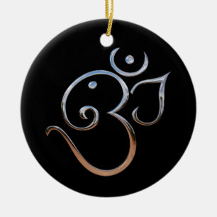 Om Symbol Ceramic Ornament
