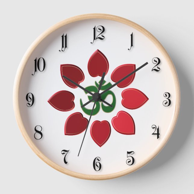 Om symbol clock (Front)