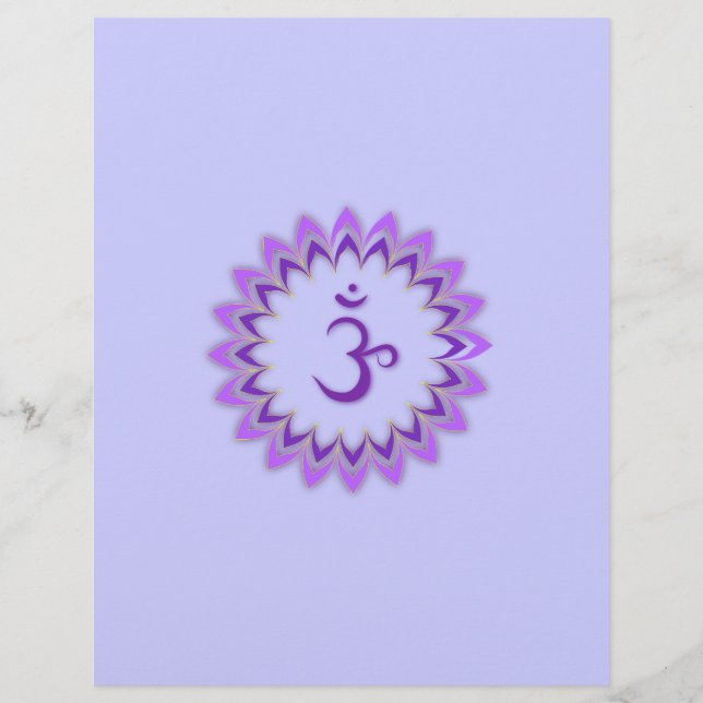 Om Symbol / Crown Chakra (Front)