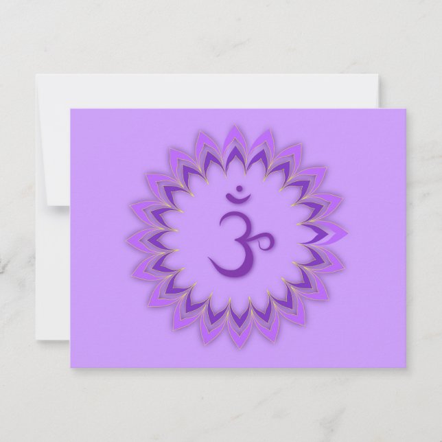 Om Symbol / Crown Chakra (Front)