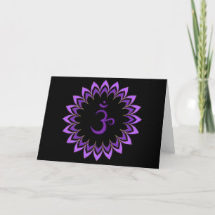 Om Symbol / Crown Chakra Card