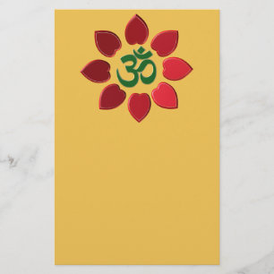 Om symbol flyer