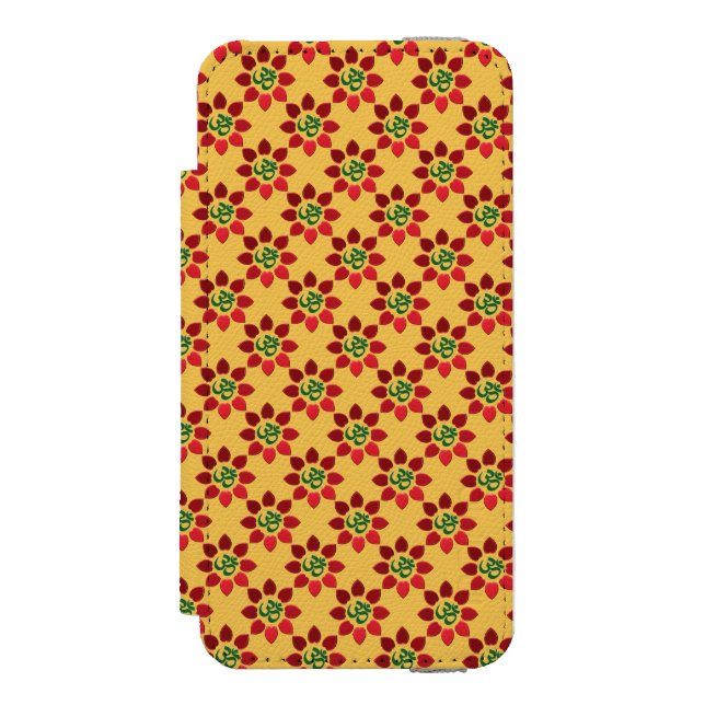 Om symbol incipio iPhone wallet case (Folio Front)