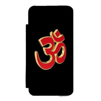 Om symbol incipio watson™ iPhone 5 wallet case