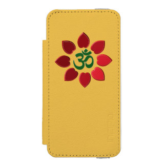 Om symbol incipio watson™ iPhone 5 wallet case