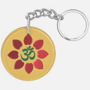 Om symbol keychain