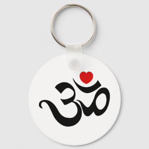 Om Symbol Keychain