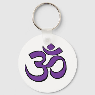 Om Symbol Keychain