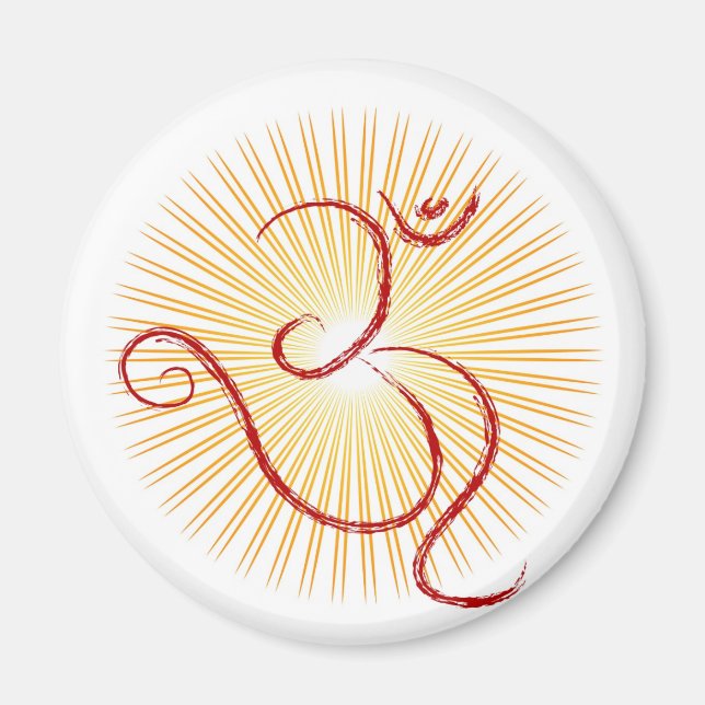 OM symbol - Magnet (Front)