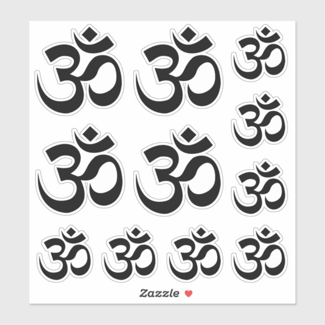 Om Symbol Ohm Yoga Spiritual Buddhism (Sheet)