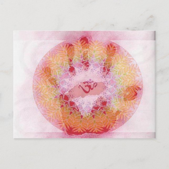 Om Symbol Postcard (Front)