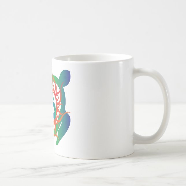 Om-Tatto-Vibrant-Turtle Coffee Mug (Right)