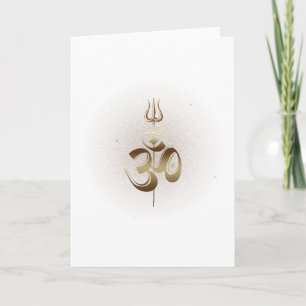 OM-Trishul - Card, Greeting  / Note Card