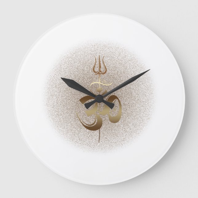 OM-Trishul - Wall Clock (Front)