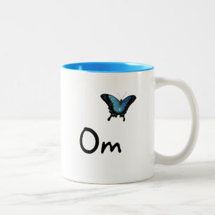 Om with Butterfly- Mug
