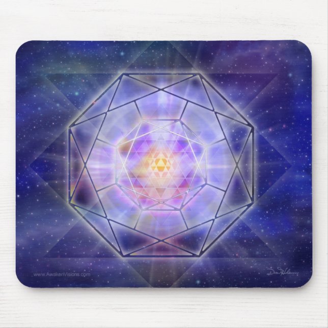 Om Yantra Mouse Pad (Front)
