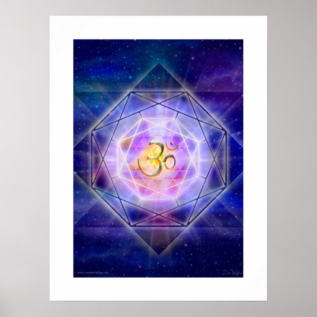 Om Yantra Poster (Front)